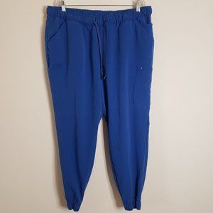 Jaanuu Royal Blue Essential Modern Scrub Joggers 1X